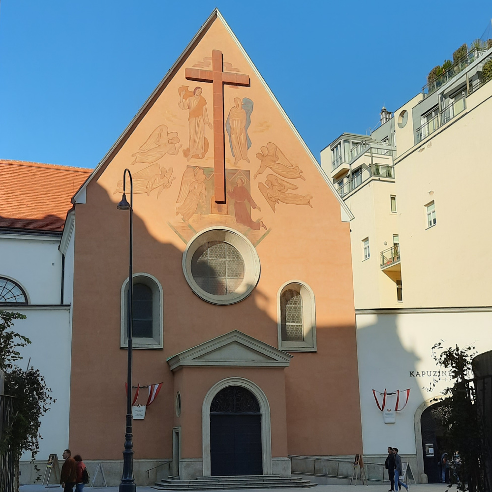 L'église des Capucins à Vienne abrite la crypte impériale des Habsbourg.